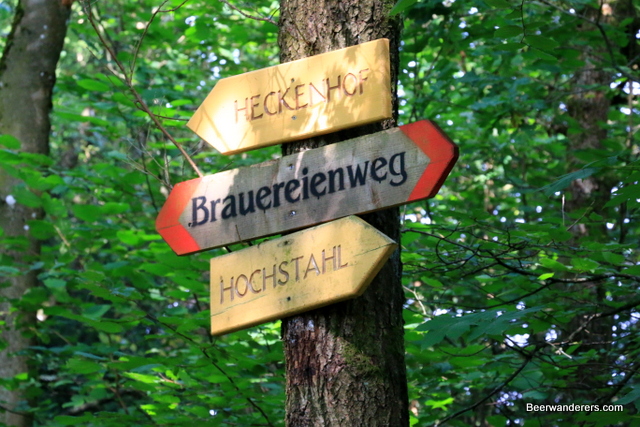 hiking sign