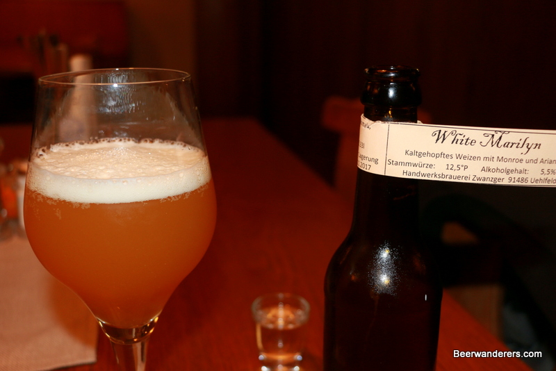 beer in glass and bottle