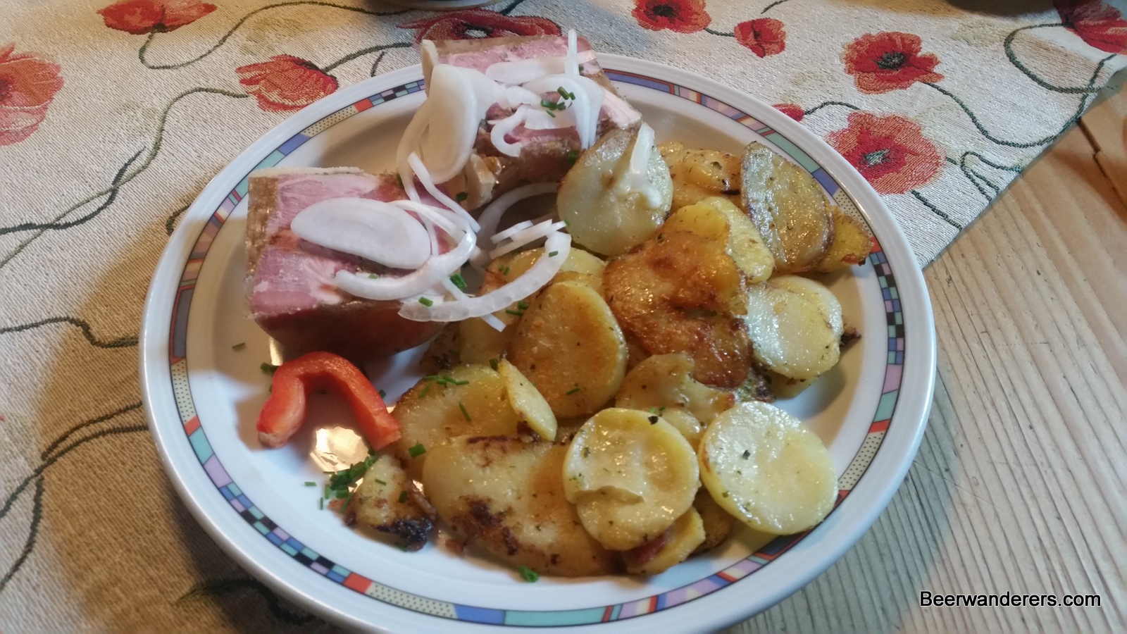 jellied meat with potatoes