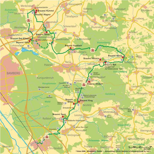 13 brauereinweg map