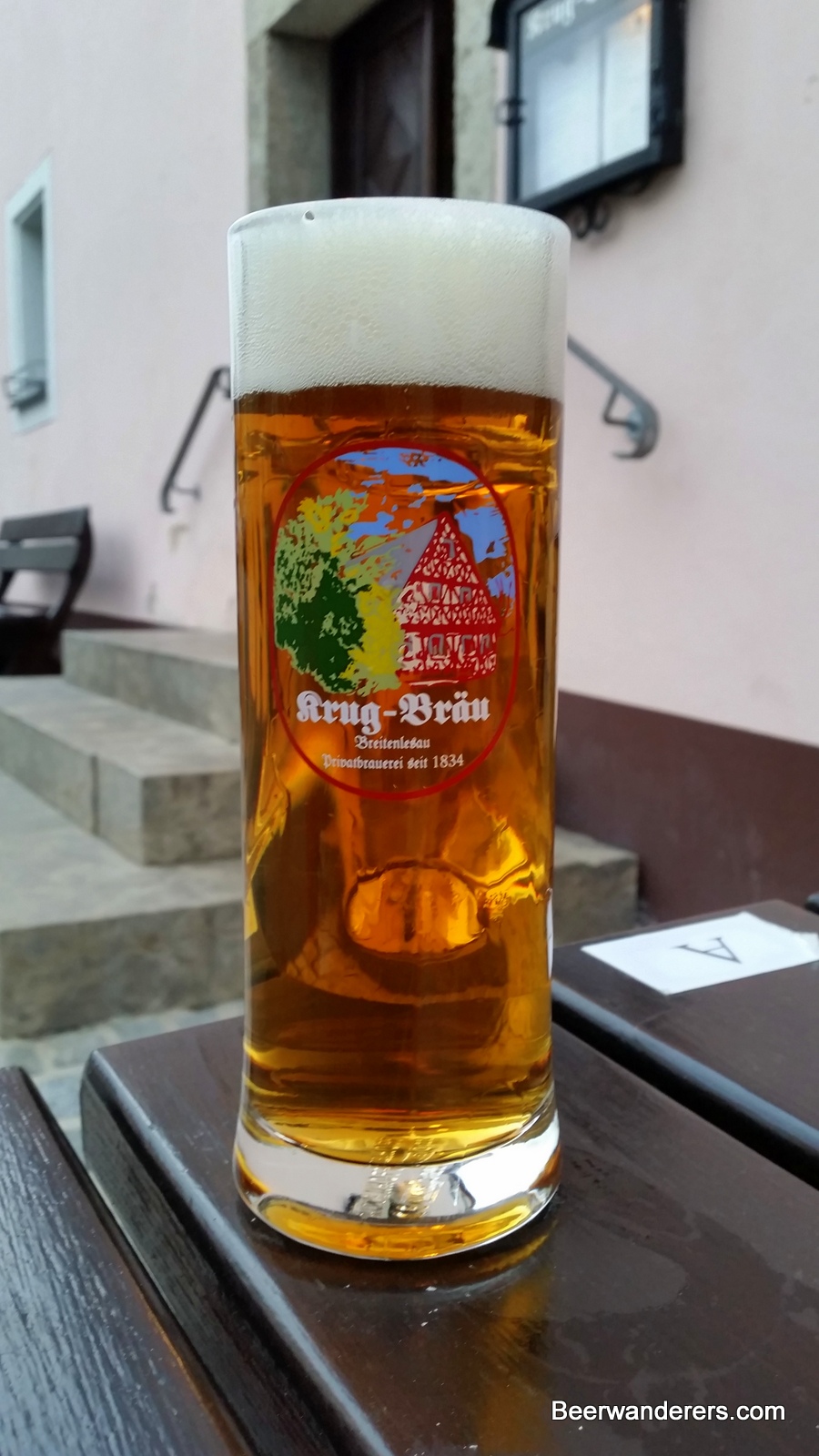 dark golden beer in mug