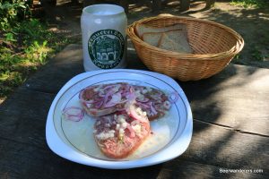 cold cuts on plate