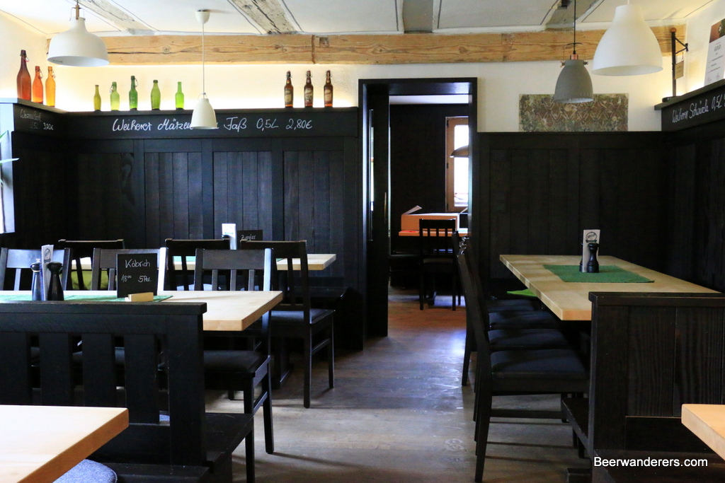 pub interior with lots of dark wood