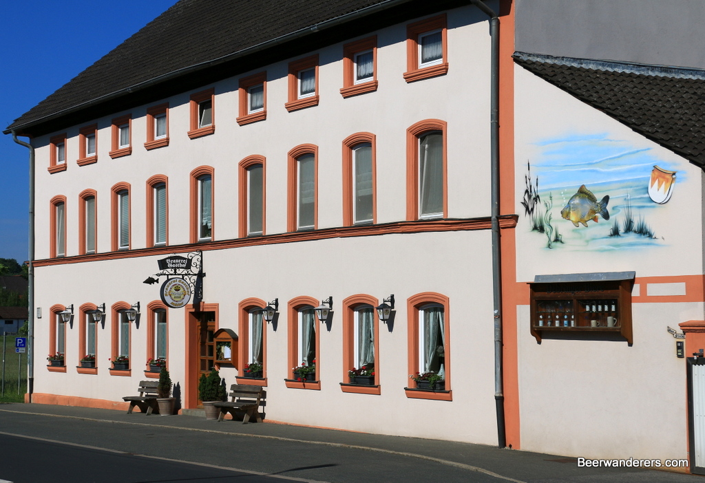 front of brewery
