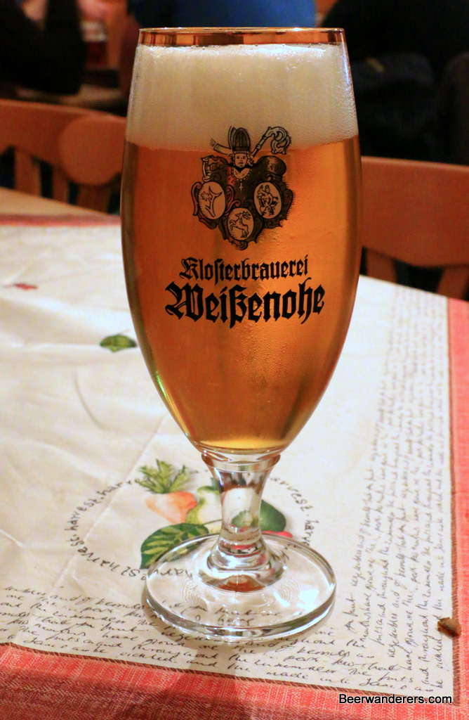 craft beer in glass