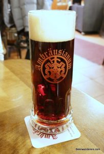 dark beer in mug