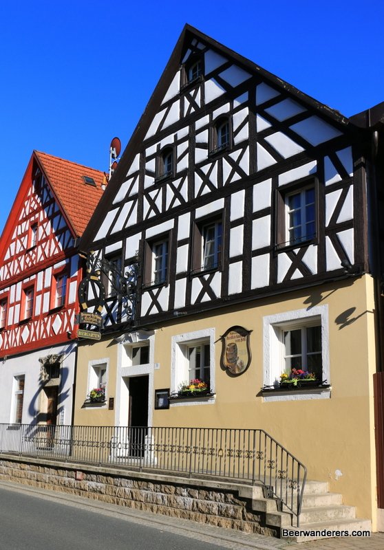 half-timbered house