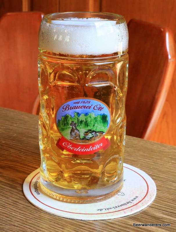 golden beer in mug