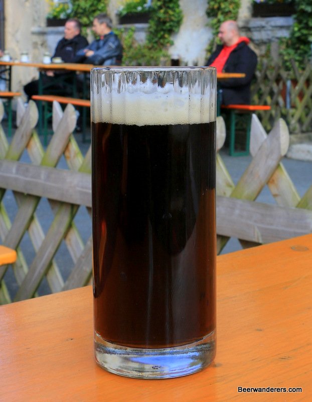 dark beer in mug