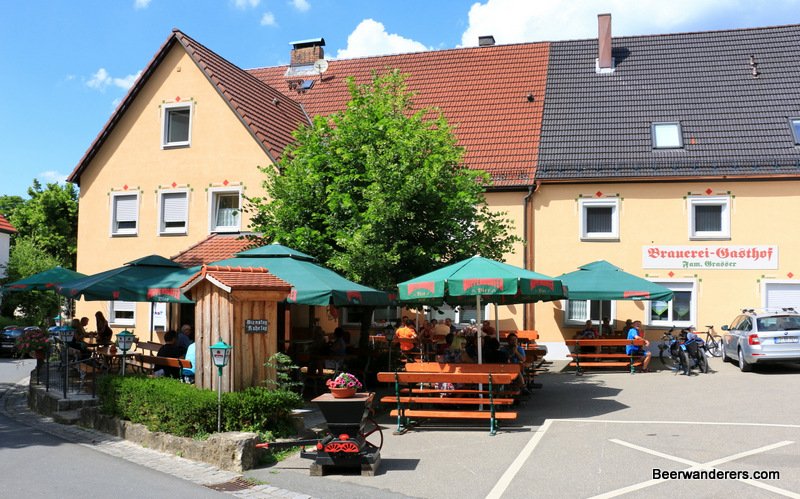 charming biergarten