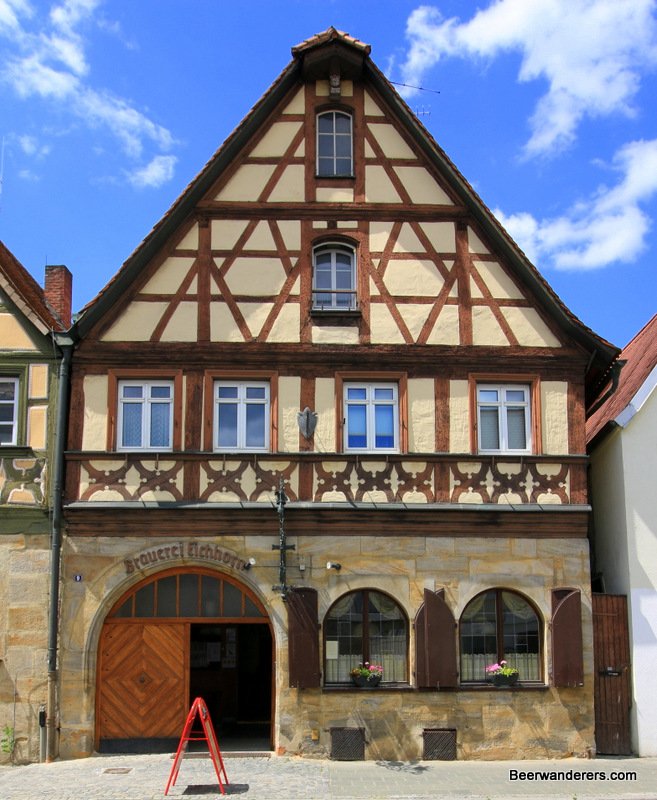 half-timbered brewpub