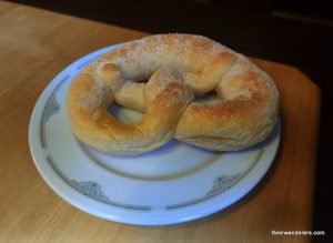 white pretzel