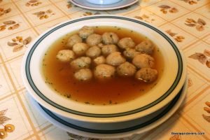 soup with dumplings