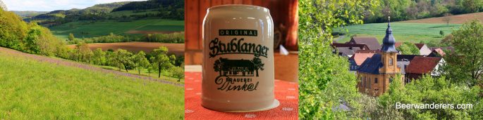 wildflowers beer mug church