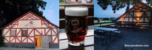 half-timbered house, dark beer, bierkeller benches