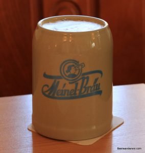 beer in logo ceramic mug