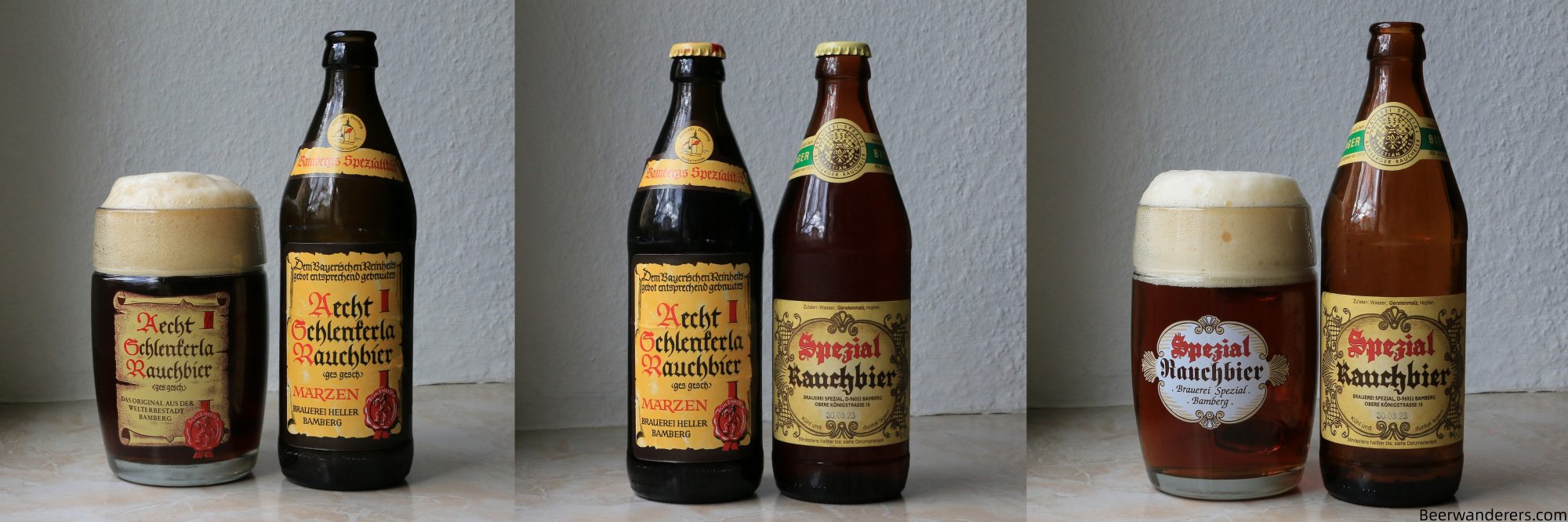 dark beer in logo mug with bottle, two beer bottles, dark beer in logo mug with bottle