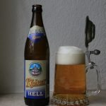 golden beer in pewter lidded mug with bottle