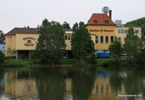 brewery exterior on river
