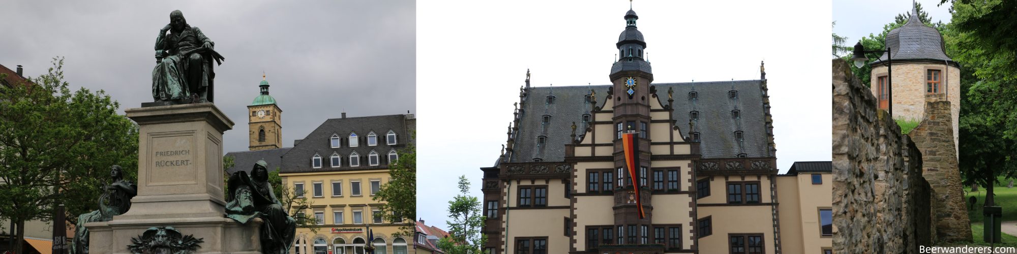 town square, old town hall, medieval tower