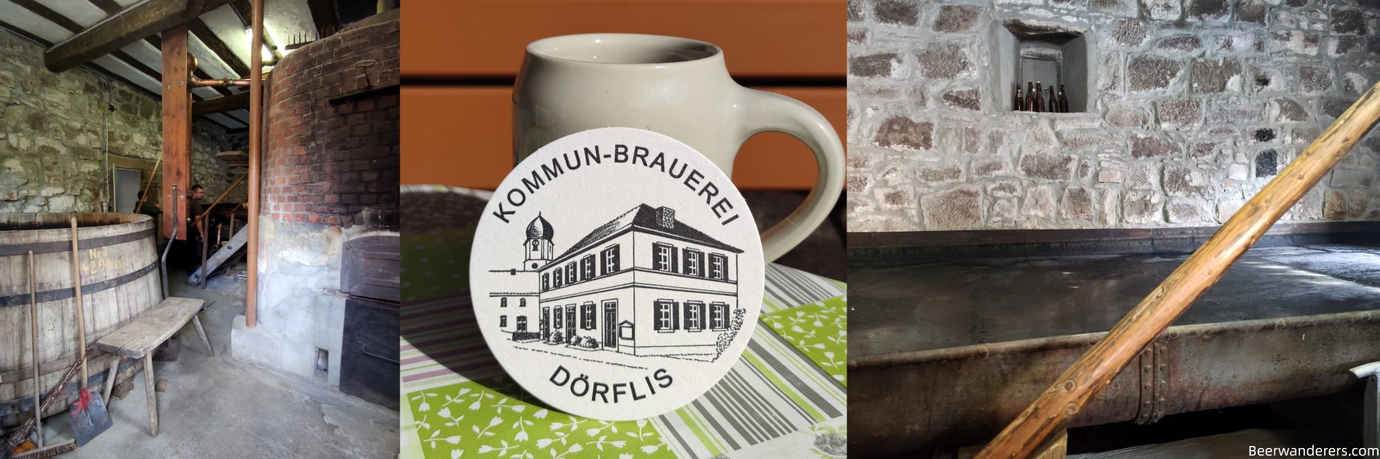 old brewery, beer in krug with coaster, cool ship