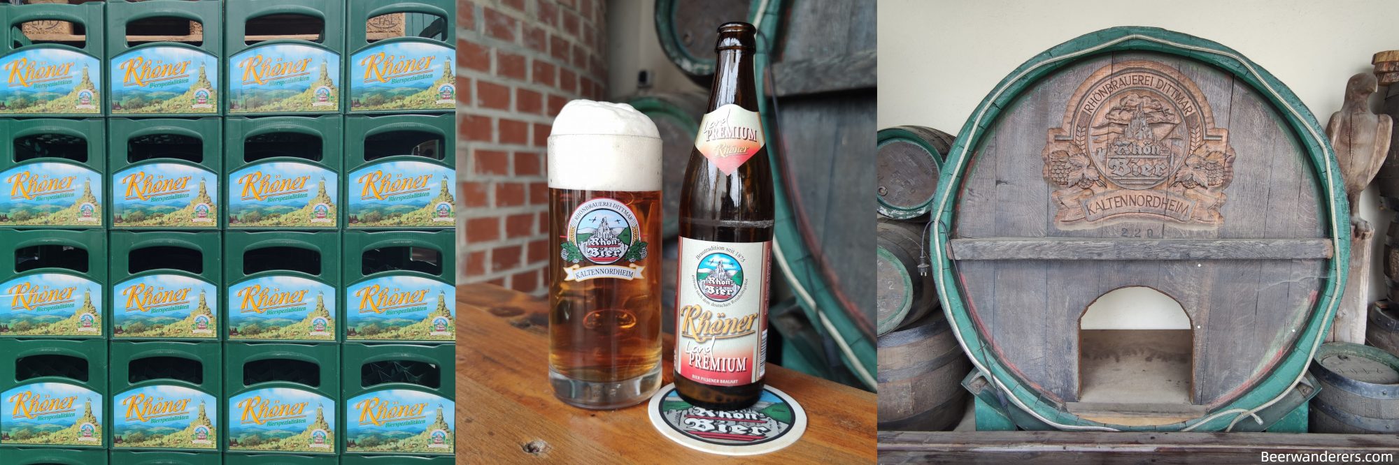 beer crates, beer in logo mug with bottle, beer barrel